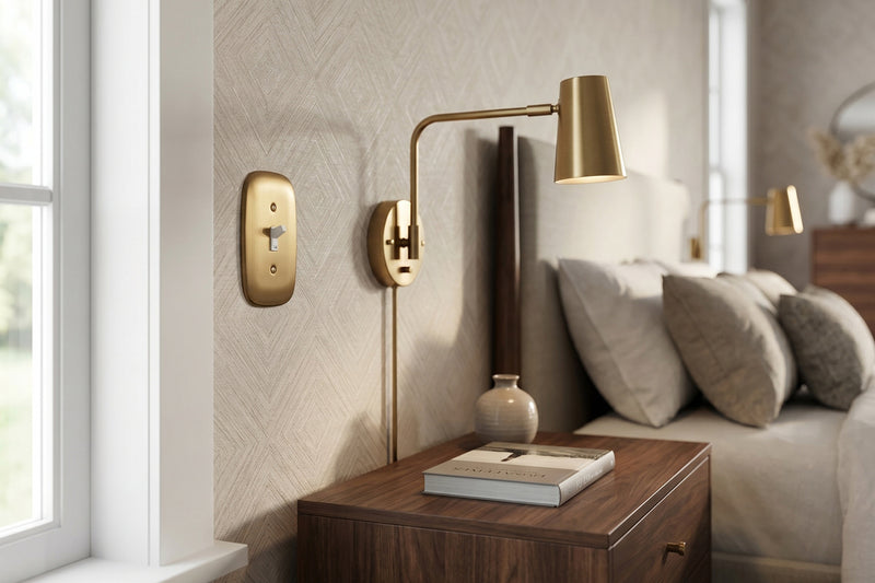 Ameri ゴールド ミュール L 24.5-25cm相当 Fresno - Brushed Gold – Amerelle Wallplates
