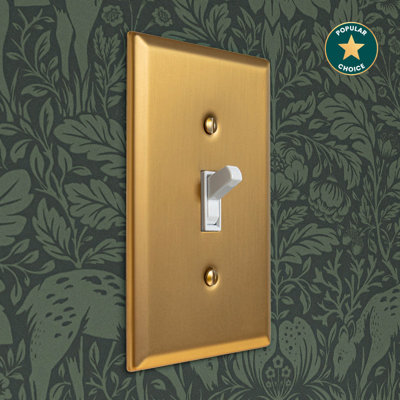 Oxford - Brushed Gold – Amerelle Wallplates