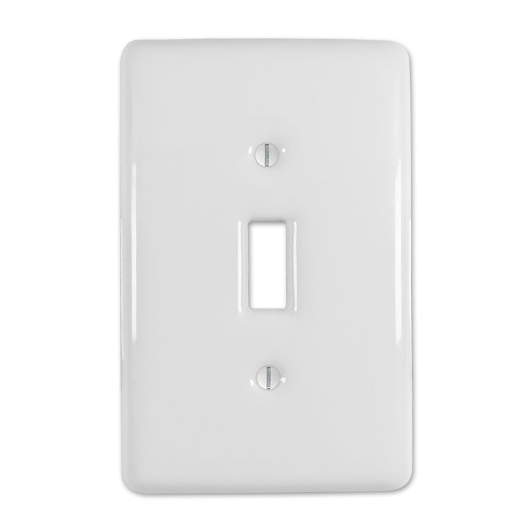 3-Pack Single Gang Blank Wall Plates — White, 1-Gang Outlet Cover Switch Plate