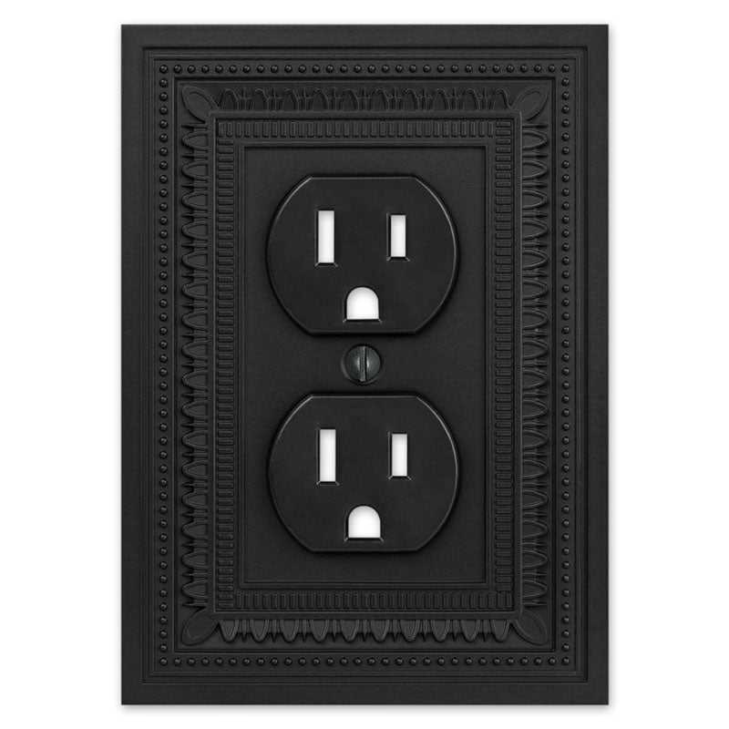 Matte Black Switch Plates and Outlet Covers: A Stylish Trend!插图1  matte black switch plates and outlet covers