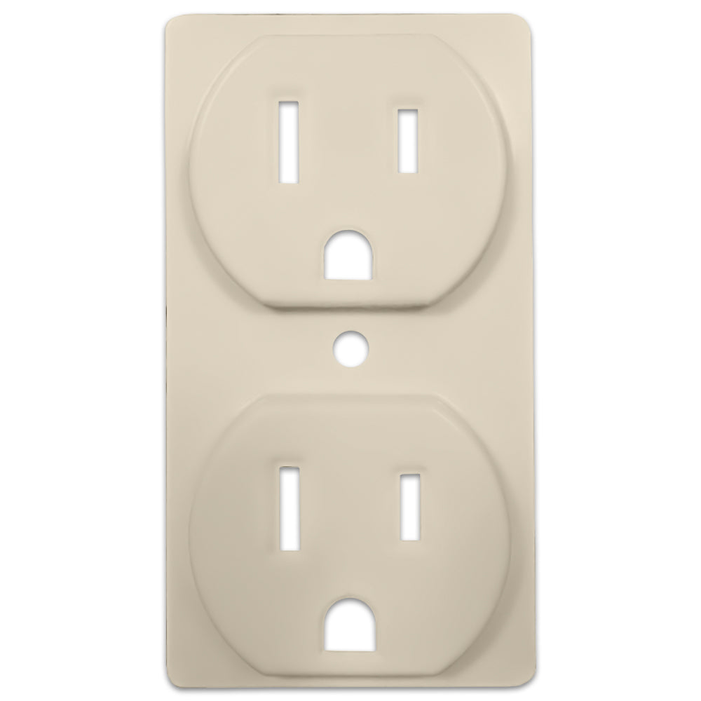 Bates- White Outlet Covers, Wall Plates, Pack Of 12, Electrical Outlet