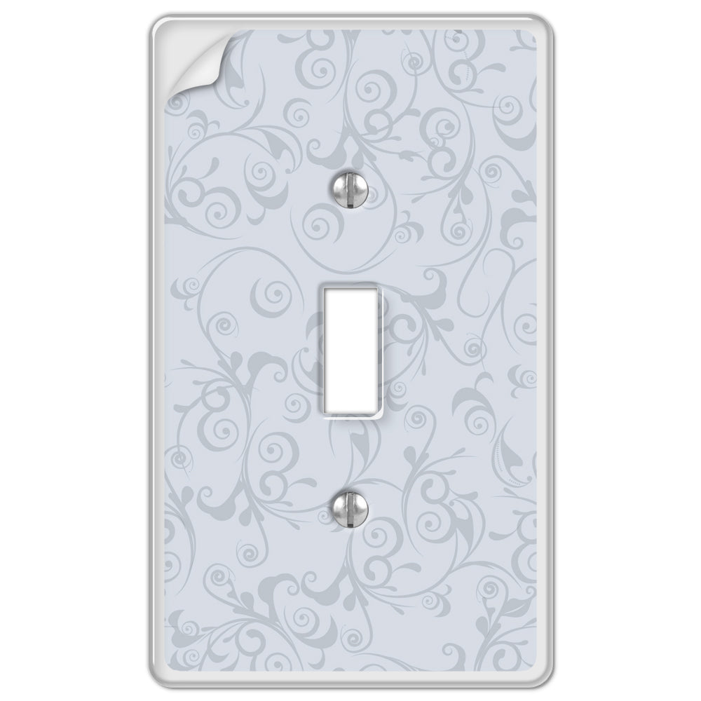 Paper-it light switch cover featuring a customizable design that seamlessly blends with your wallpaper, creating a smooth, unified look for switches and outlets.